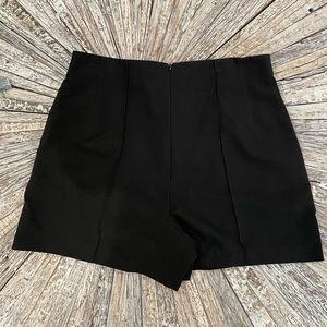 Zara high waist black shorts